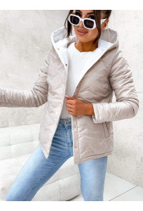  PREDOBJEDNÁVKA Prechodná obojstranná bunda 2v1  Eliot - bielo - béžová ( dodanie koncom marca ) 